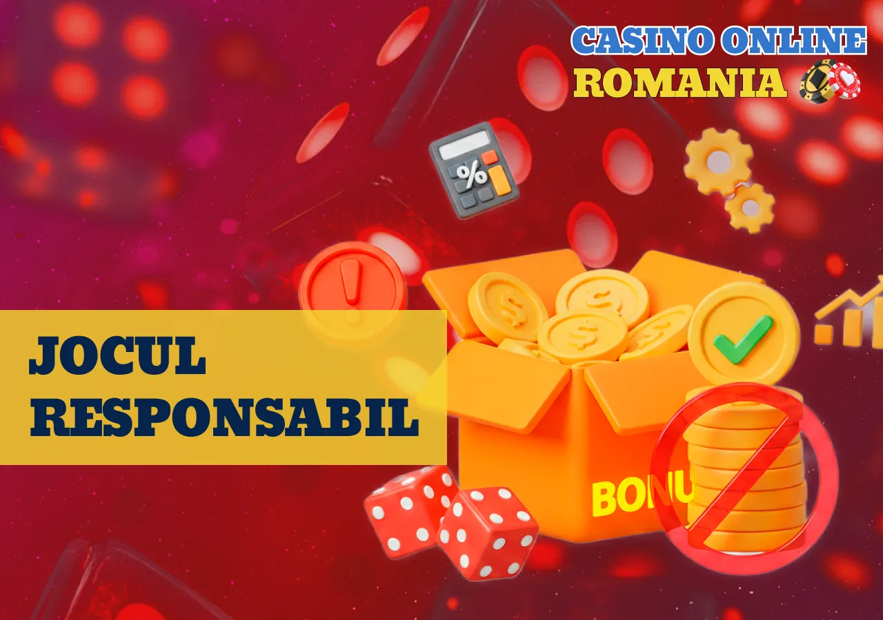 Principii și instrumente pentru joc responsabil, utile jucătorilor care folosesc bani reali.